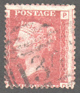Great Britain Scott 33 Used Plate 74 - PD - Click Image to Close